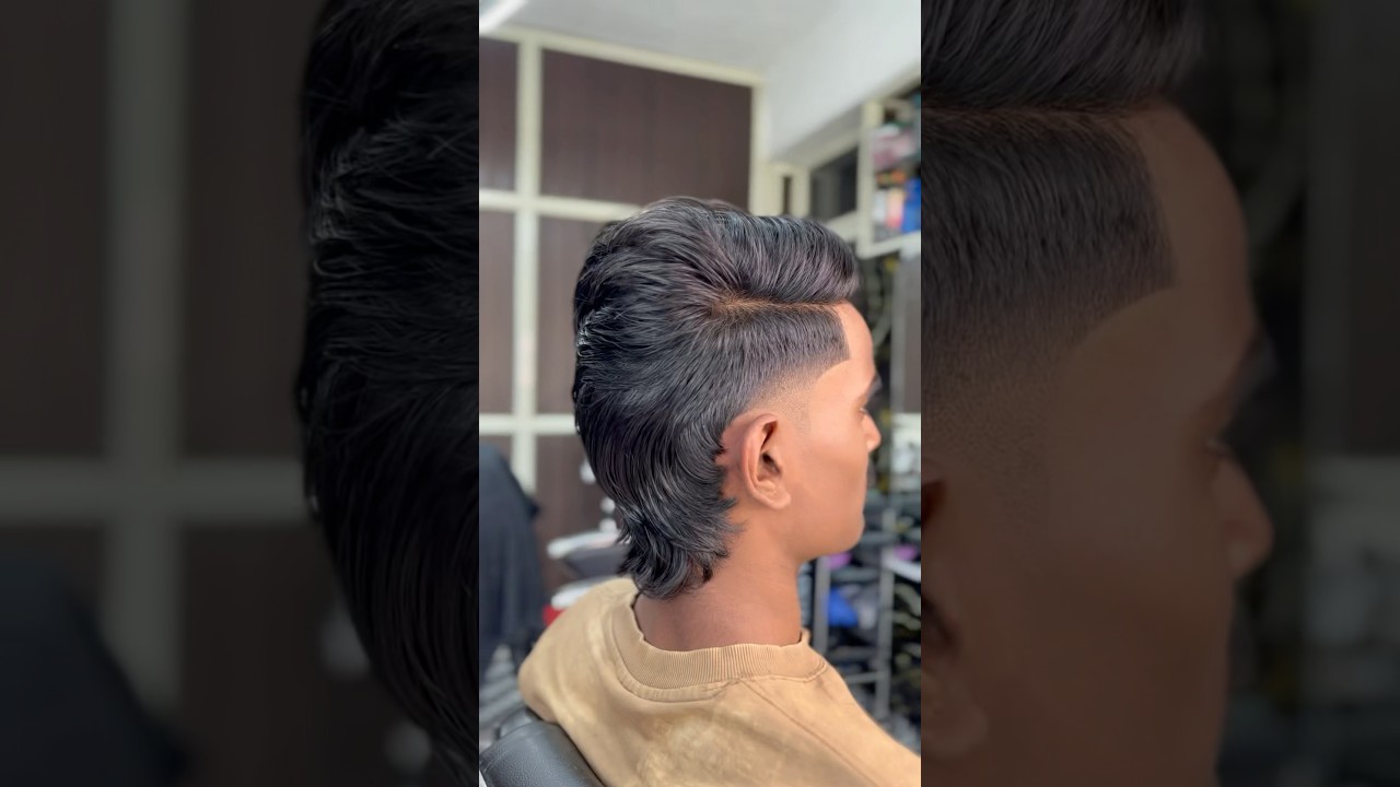 How to make#model mullet hairstyle video#hairstyle #barber #menshairstyle #mullethaircut #model