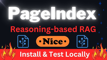 PageIndex: Reasoning-based RAG - Install and Test Locally