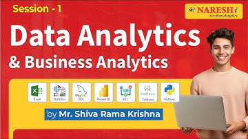Day-1 | Data Analytics Business Analytics | Shiva Rama Krishna | Naresh IT