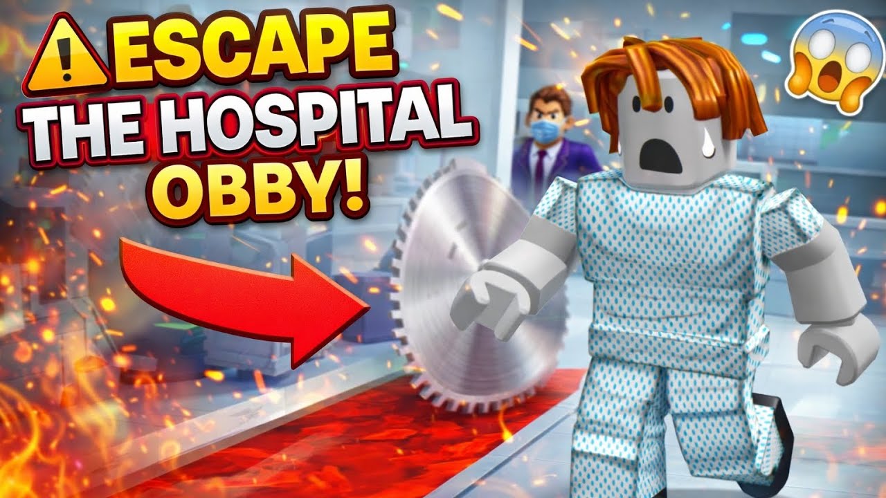 Escape the hospital Obby #roblox #prateekgamingplace