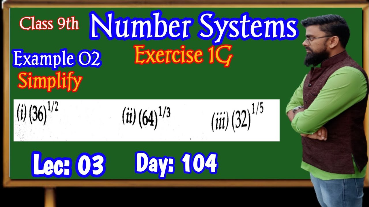 Rs Aggarwal Class 9 Exercise 1G Example 02 Simplify 36 1 2 64 1 3 rs-aggarwal-class-9-exercise-1g-example-02-simplify-36-1-2-64-1-3