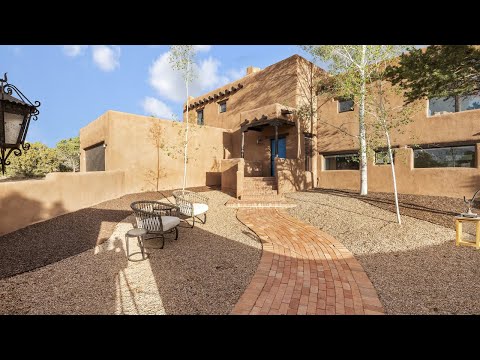 26 Camino Sudeste, Santa Fe, NM home video tour