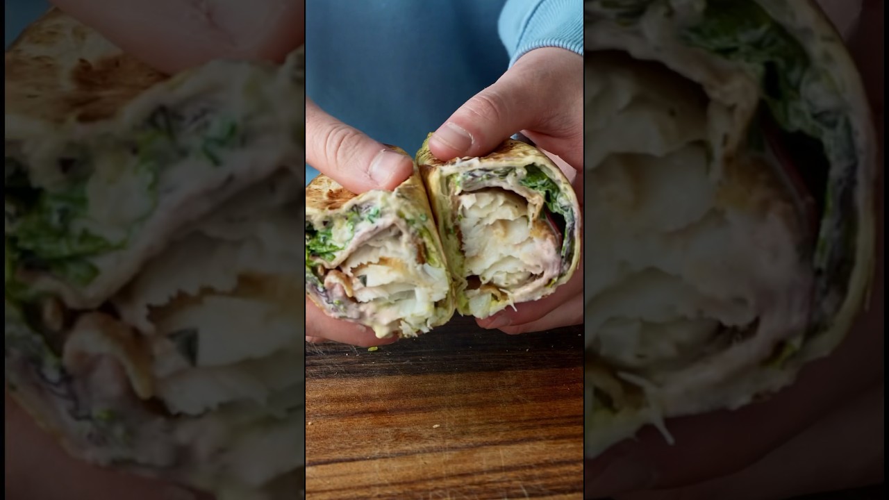 Fish n’avocado wrap 🐠🥑🌯 