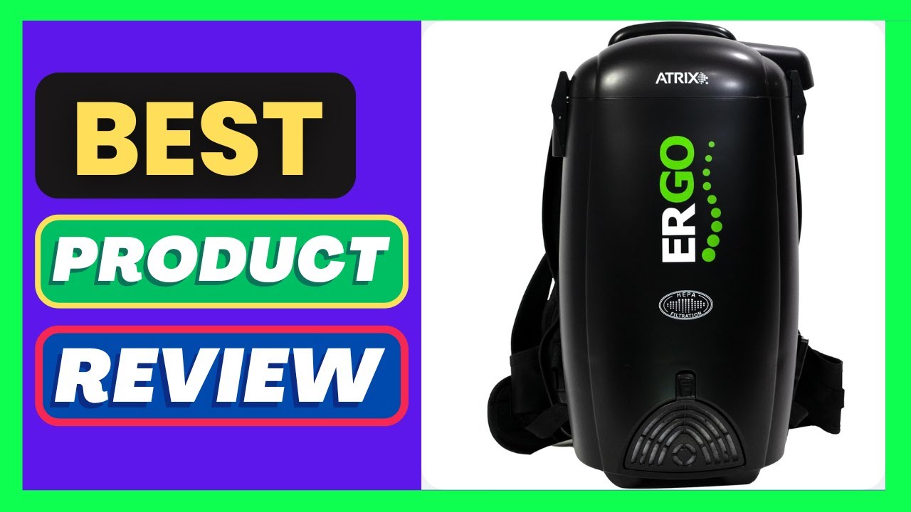 Atrix VACBP10 Ergonomic Backpack Vacuum Cleaner, Premium