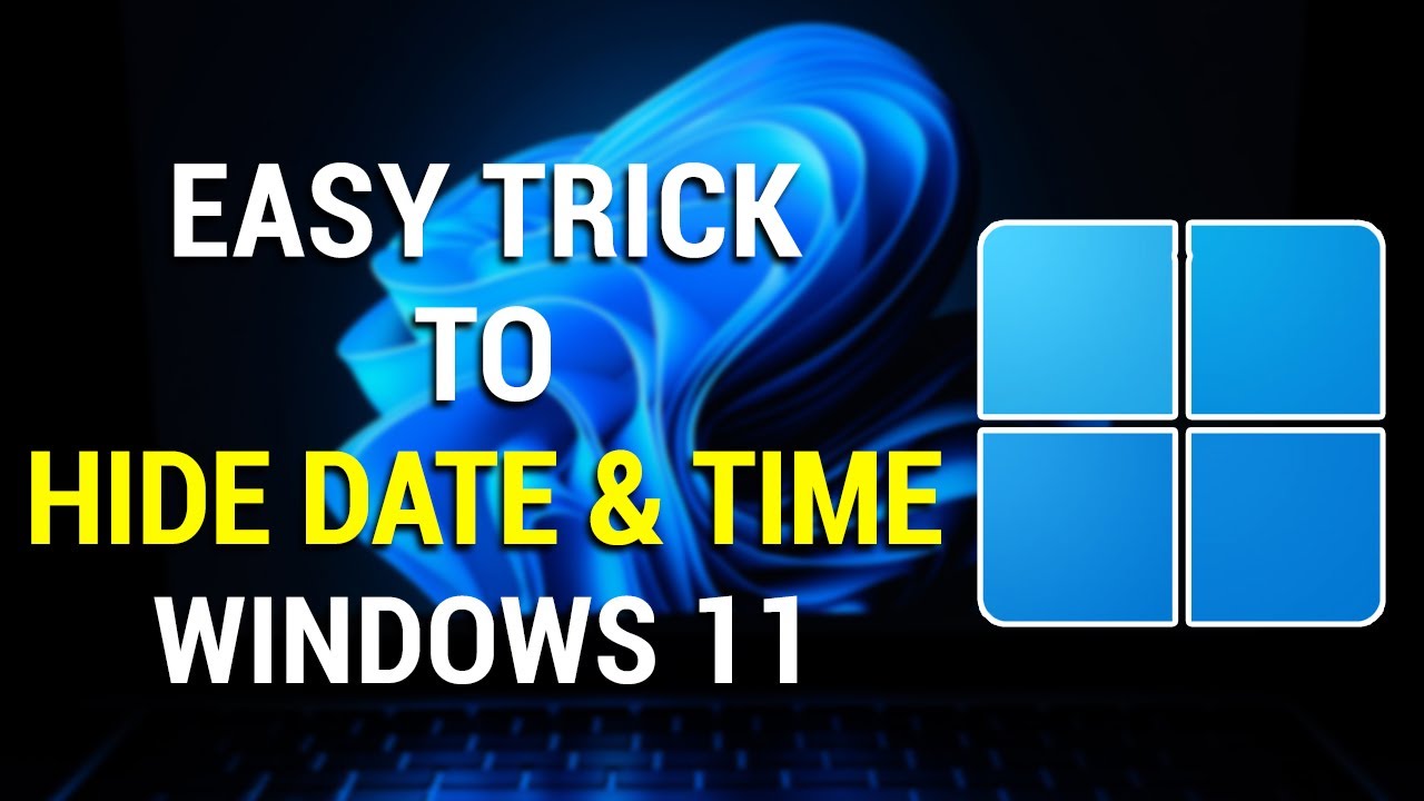Now Hide Date & Time in Windows 11 With This Easy Trick! 2023 - YouTube
