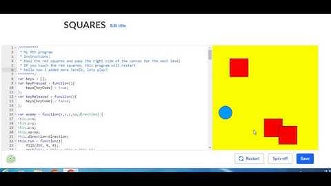 How to make a game in khan academy part 3 testing our game!