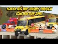 *NEW* Greenville Wisconsin Highway School Bus CRASH Evacuation Roblox Roleplay