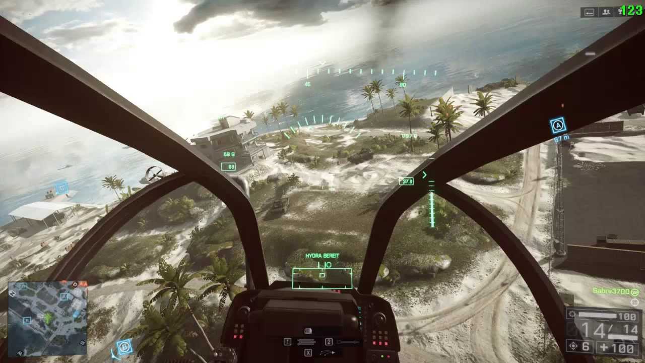 ASUS R9 270X Crossfire @ Battlefield 4 Test-Range + FPS