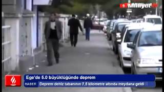 Ege De 5.0 Büyüklüğünde Deprem