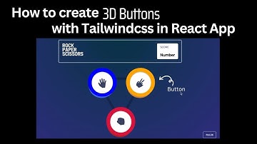 How to create a 3D Button in React App with TailwindCss