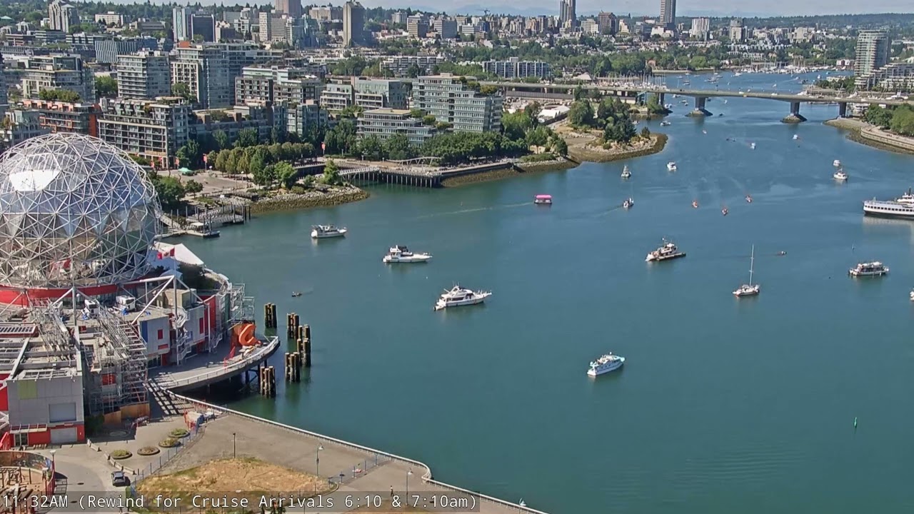 Perfect July Afternoon in False Creek 🇨🇦 |🚣‍♂️ Dragon Boats, Ferries, Kayaks & 270° Vancouver View