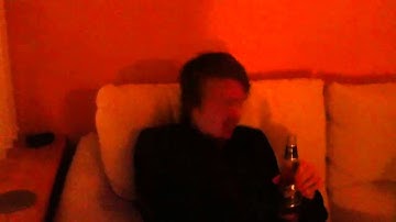 Idiot slapping himself...