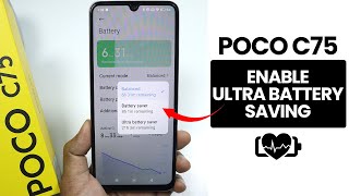 Poco C75: Enable Ultra Battery Saving Mode - Save Battery Life screenshot 3