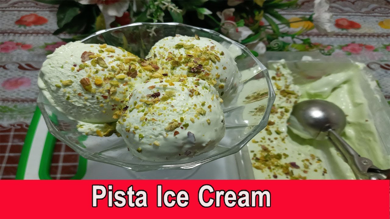 Pista Ice Cream Recipe Quick And Easy Pistachio Ice cream By Yummy