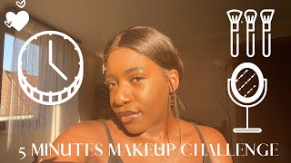 5 minute makeup challenge
