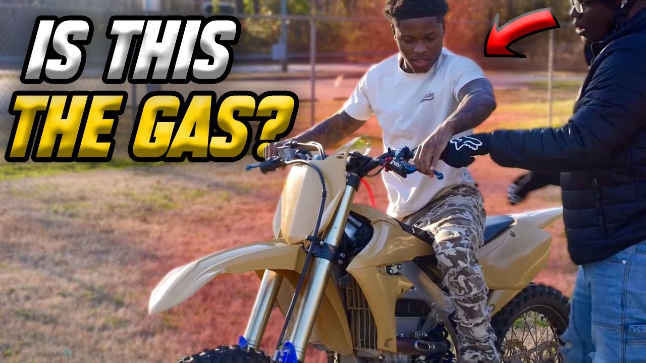 AVERYB LEARNS HOW TO RIDE A YZ450F DIRT BIKE FOR THE FIRST TIME ...