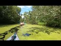 Swimming in boat with amazing view like in green jungles!! Travel video