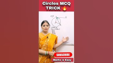 Circles Class 10 | Important Questions Circles| MCQ Trick Circle #youtubeshorts #shorts