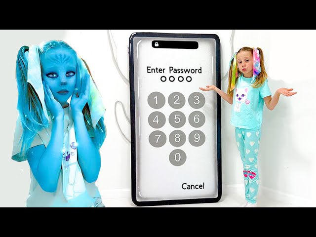 Nastya and the Phone challenge for kids - Videos For Kids