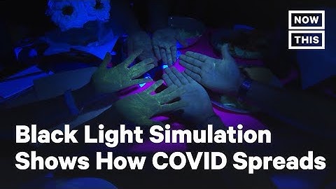 Black Light Simulation Shows How Quickly COVID-19 Spreads in Restaurants | NowThis