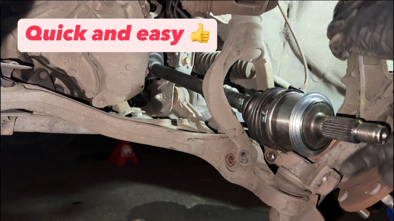 How to replace front driver side CV axle on 2003 2004 2005 2006 2007 ...