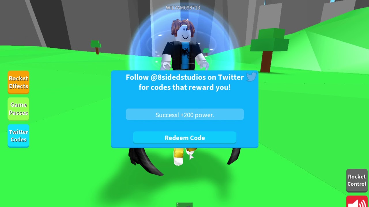 roblox rocket simulator newest twitter codes