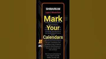 Shibarium Blockchain News | Mark Your Calendars | Release Date Revealed | Crypto Mash |