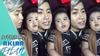 Bé Tin Tin khoe vợ với chú Akira Phan 