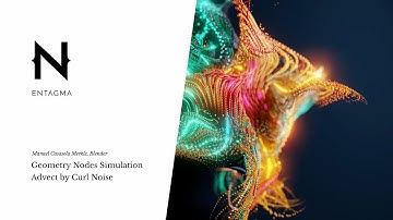 Blender Tutorial: Geometry Nodes Simulation: Advect by Curl Noise