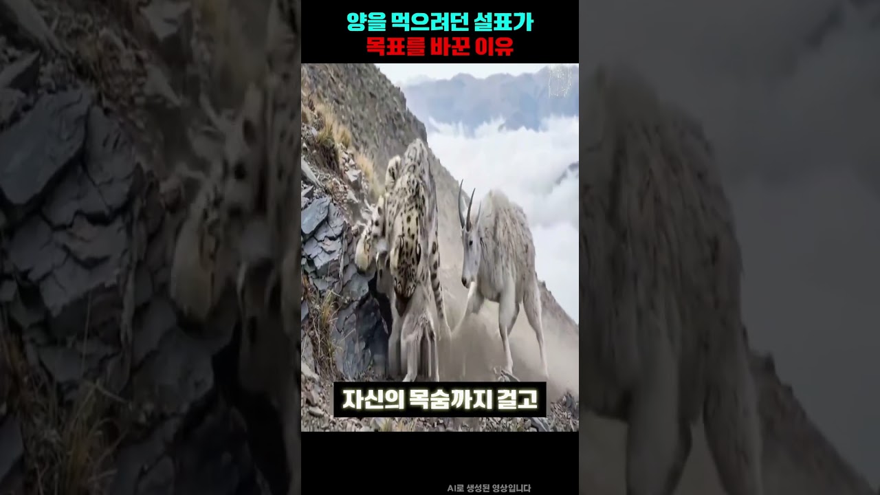 양을 먹으려던 설표가목표를 바꾼 이유