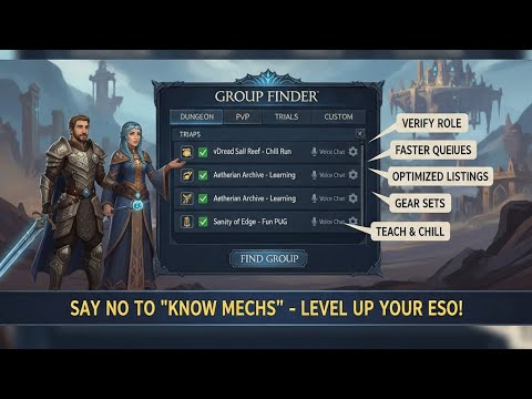 Eso Activities Module ESO Group Finder Guide: How to Join, Create Trials & Avoid Gatekeeping ...
