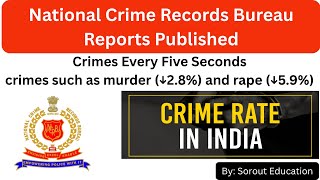 NCRB 2023 Report: Rise In Suicides & Crimes Against Children | overall crimes increases | NCRB repor
