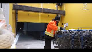 Day in life pushing carts Walmart part 1