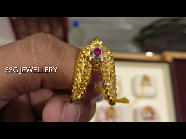 Traditional South Indian Gold Finger Ring Models Vanki Ungaram Online F24681