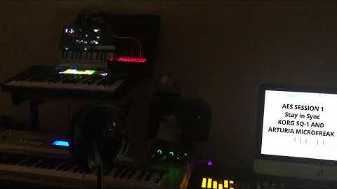 AES JAM 1 ( KORG SQ-1 and MICROFREAK)