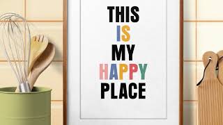 Kitchen Wall Art Prints & Framed Posters Bundle Coffee Quotes Typography Coffee Guide Choose Design