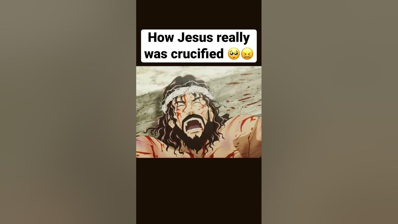 How Jesus REALLY was crucified!🫣🥺#god #bible #youtube #shorts