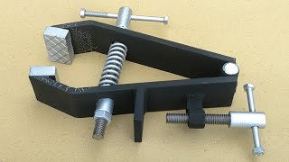 few know how to make simple vise and material-efficient