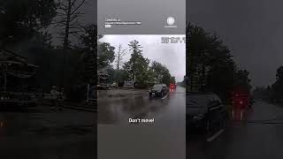 Bodycam Captures Power Lines Explosion