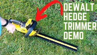 Dewalt Hedge Trimmer 18V Review & Demo | DCM563P1