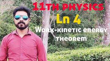 Work-kinetic energy theorem||Ln 4||STD 11||Tamil