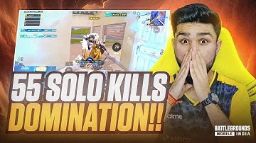 I MADE WORLD RECORD OF 55 SOLO KILLS IN NEW UPDATE | BGMI HIGHLIGHT