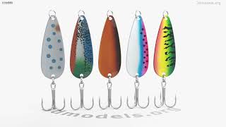 Fishing Spoon 3D model by 3DModels.org