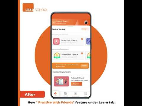 'Practice with Friends' on the LEAD School Student & Parent App | LEAD School