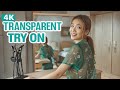 [4K] 2025 TransparentTry-On Haul | 2 Piece OutfitsFashion Must-Haves | try on haul transparent 1