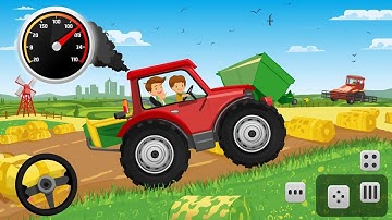 Drive Modern Tractor Farming Game Simulator 3D - New Tractor Android Game 2025 - Android Gameplay