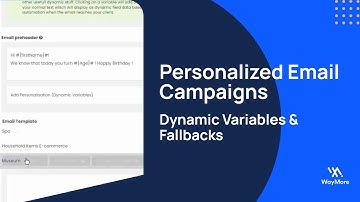How to Create Personalized Email Campaigns in WayMore Campaign Manager | Dynamic Variables Tutorial