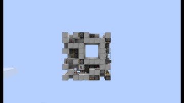 Fastest 3x3 piston door in Minecraft Beta 1.7.3
