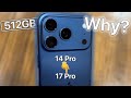 I Upgraded to a 512GB iPhone 17 Pro (Over the Pro Max)!