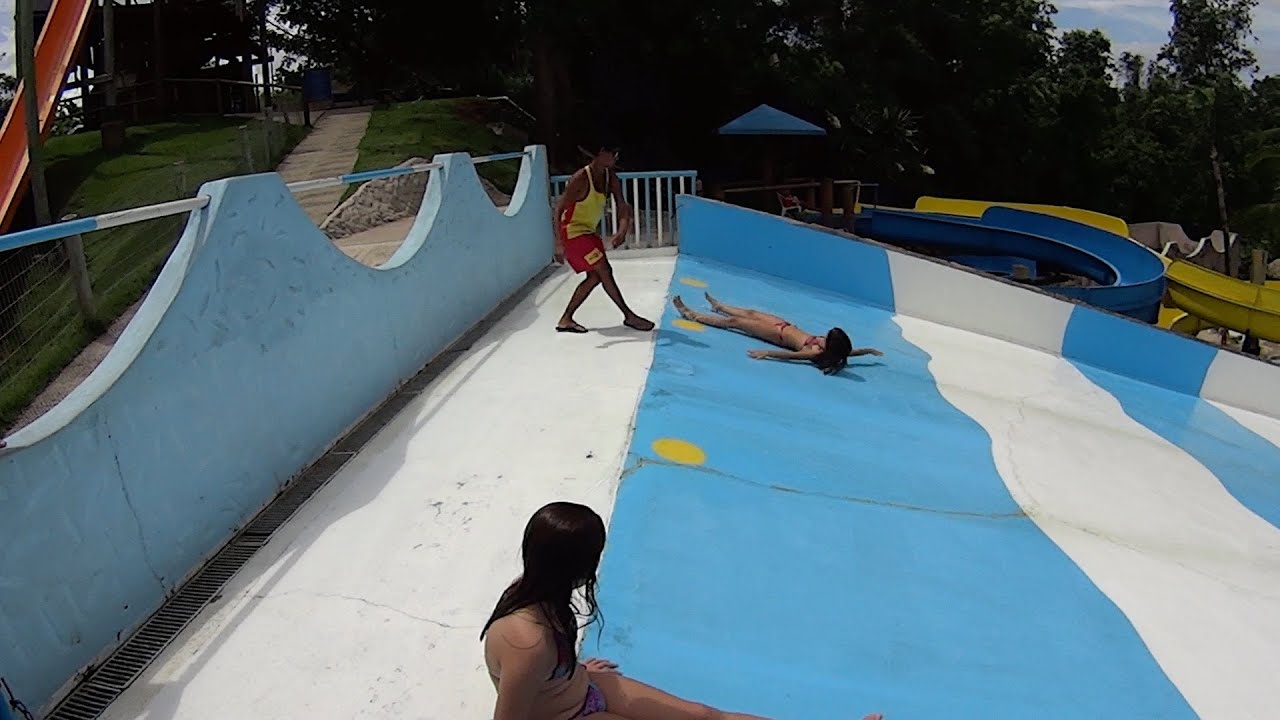 Strange Pirate Water Slide at Acquamania